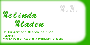 melinda mladen business card